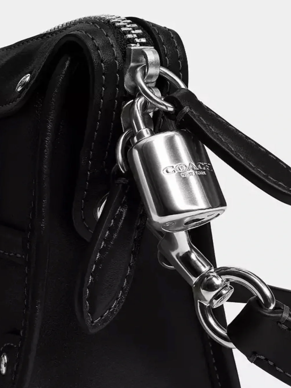 Coach Rhyder Satch Bag 24 in Black